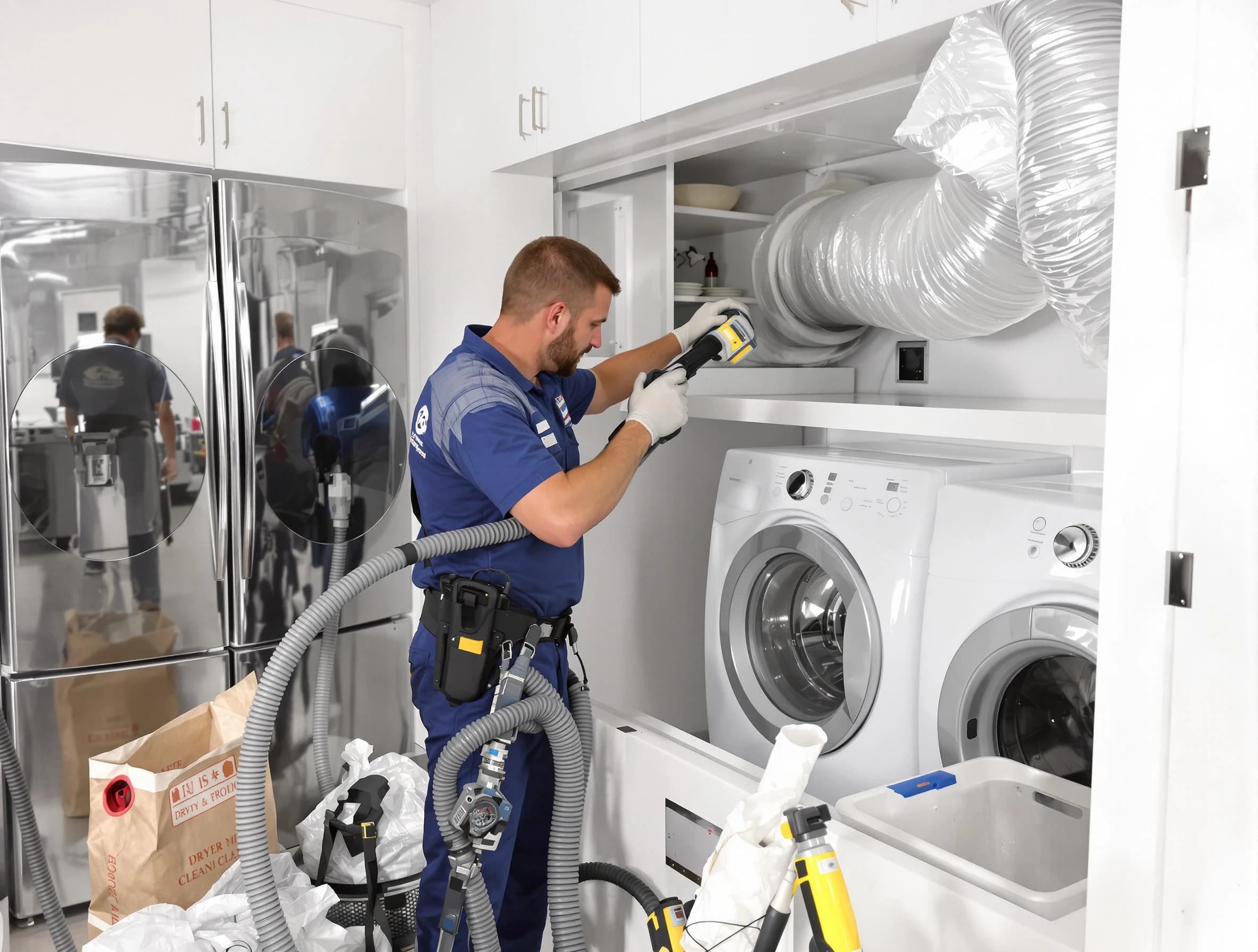 Professional duct cleaning by Worcester Dryer Vent Cleaning in Worcester
