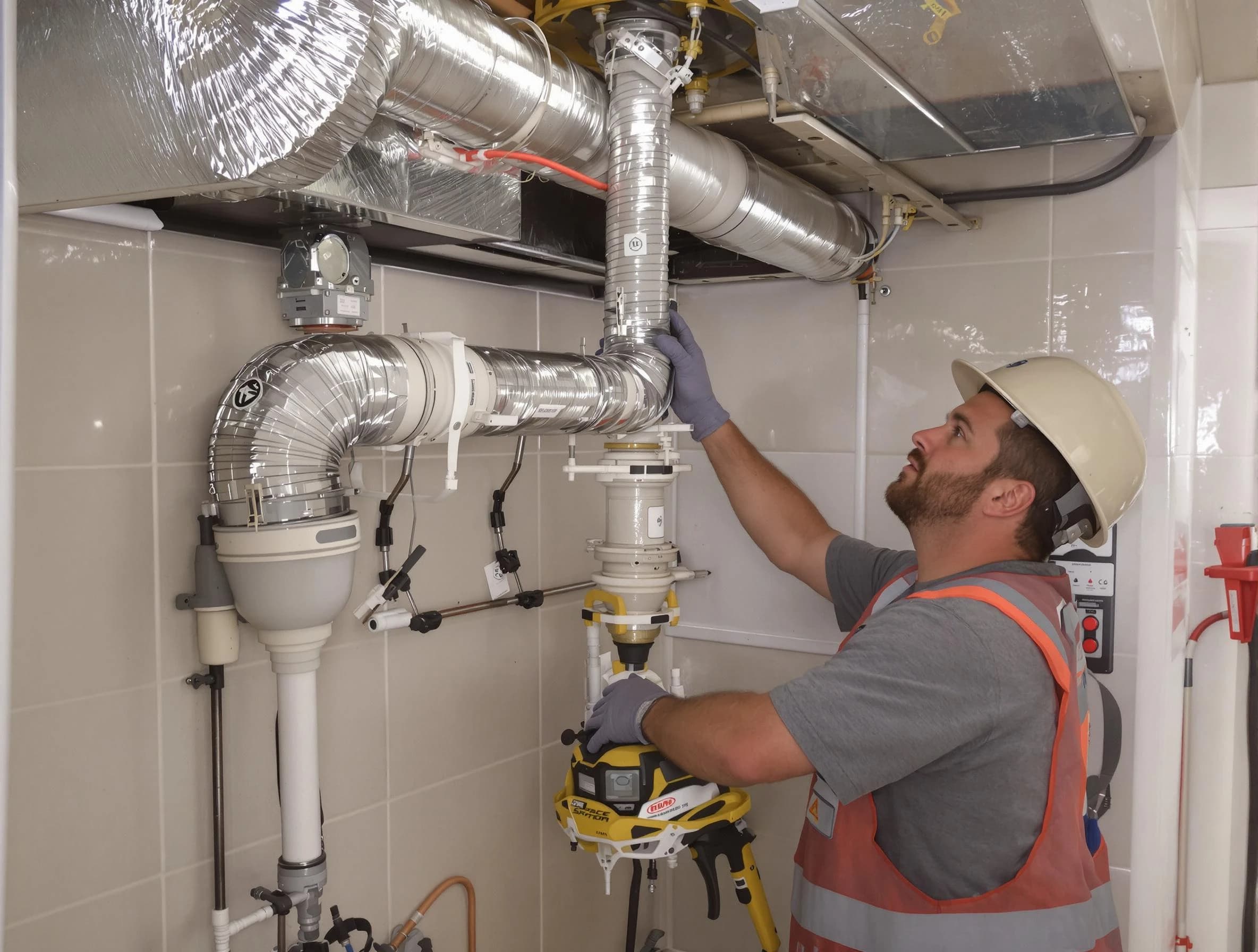 Worcester Dryer Vent Cleaning expert performing professional dryer vent repair and installation in Worcester