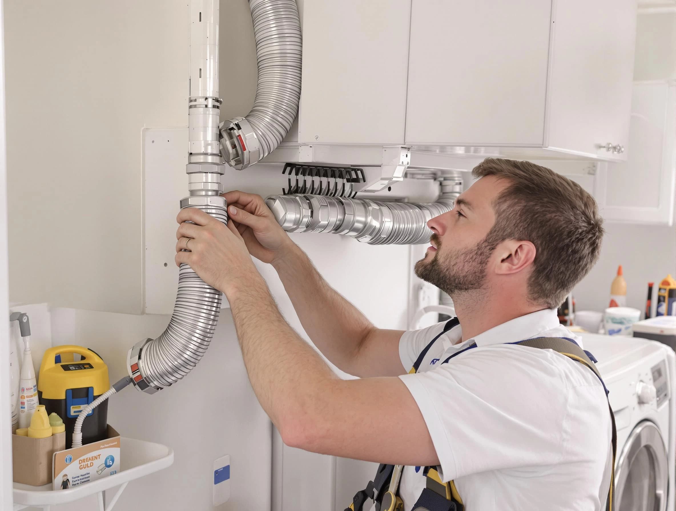 Professional dryer vent repair and installation by Worcester Dryer Vent Cleaning in Worcester