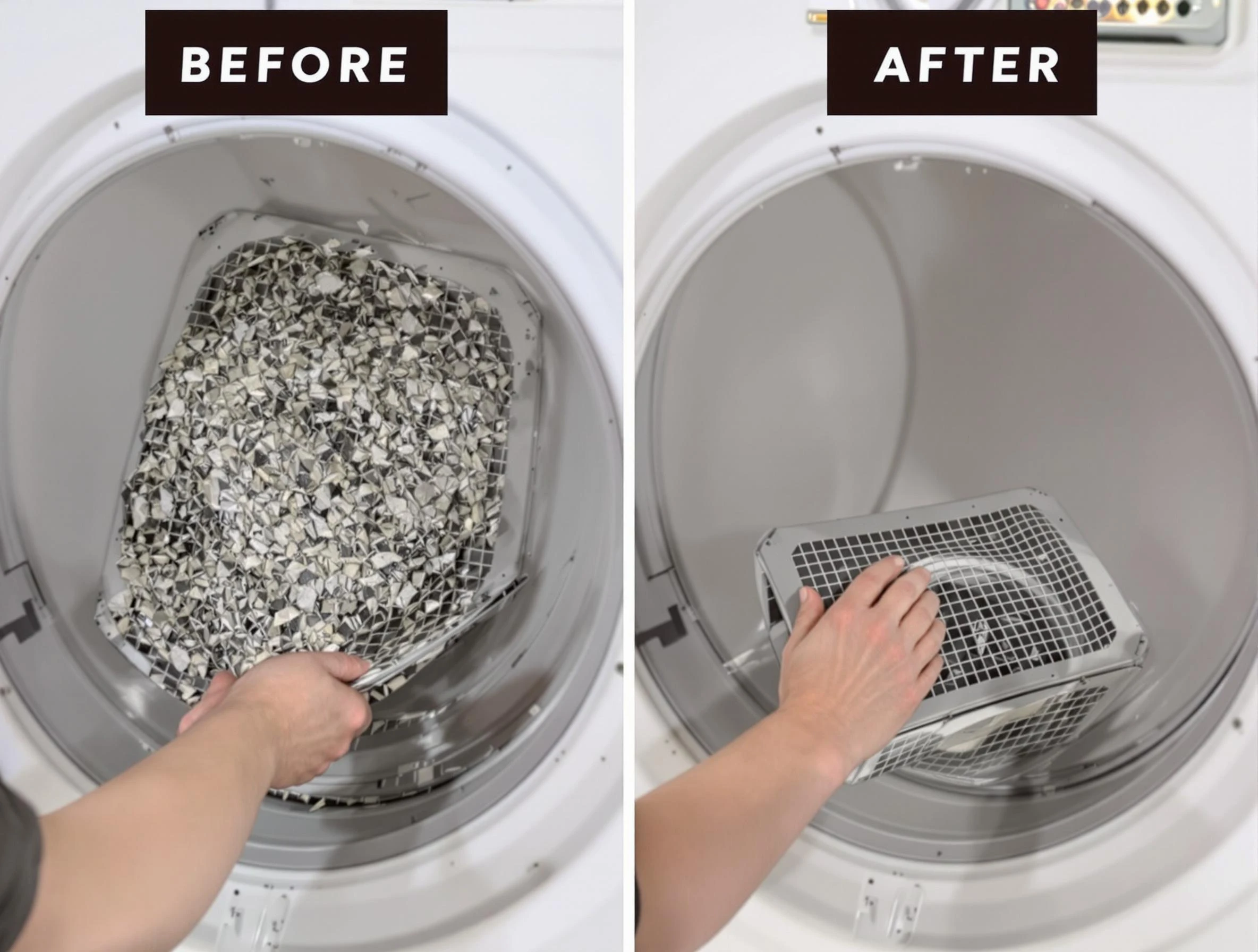 Professional lint trap cleaning by Worcester Dryer Vent Cleaning in Worcester