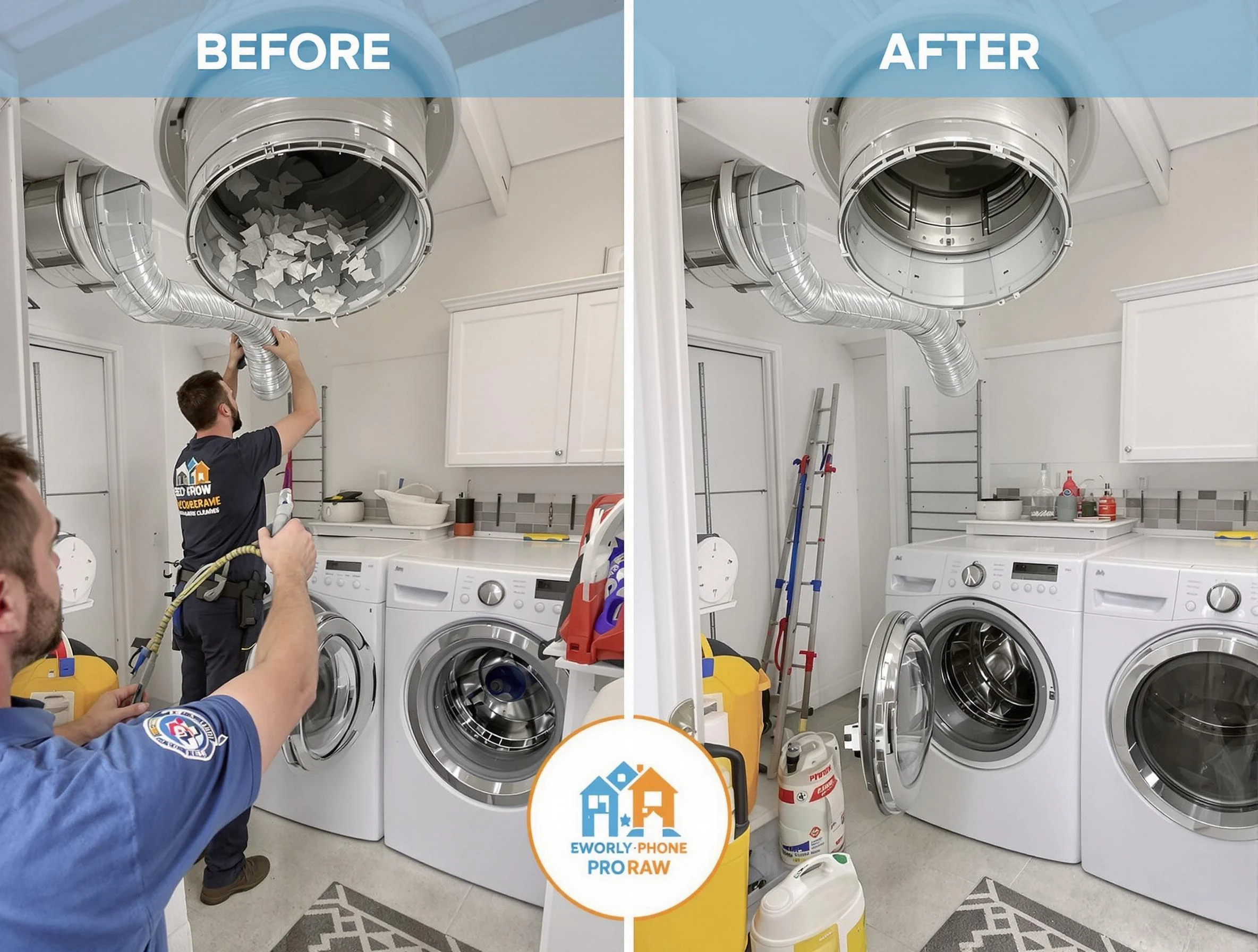 Residential dryer vent cleaning by Worcester Dryer Vent Cleaning in Worcester